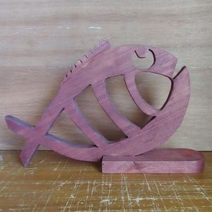Home Decor Fish Art Wood deco
